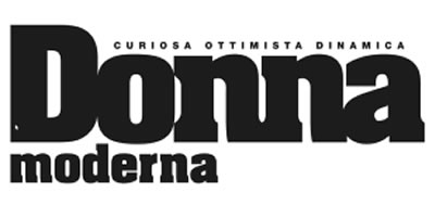 Logo Donna Moderna: rivista femminile con articoli su moda, bellezza, salute e attualità per la donna moderna.