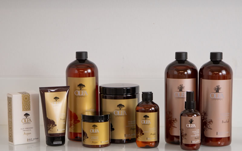 Linea di prodotti OLEA Dott. Solari: olio prezioso Argan e Barbary. Cura dei capelli e della pelle, bellezza naturale.